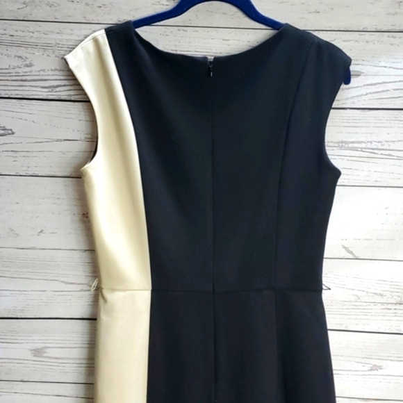 Calvin Klein dress colorblock wrap dress - Picture 5 of 8